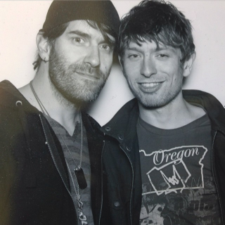 Chris Brunkhart (left) and Ezekiel Martin-Brunkhart (right)